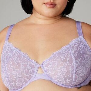 Savage X Fenty Floral Lace Unlined Underwire Bra 38DD -NWT